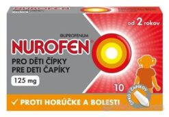 Nurofen pre deti čapíky 125 mg sup.10 x 125 mg Nurofen www.bohre.sk