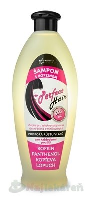 Nutricius Perfect Hair kofeínový šampón 550 ml NUTRICIUS www.bohre.sk