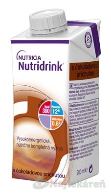 Nutridrink s čokoládovou príchuťou 24x200 ml Nutridrink www.bohre.sk