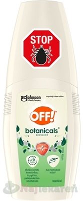 OFF! Botanicals - repelent,rozprašovač, 100 ml OFF! www.bohre.sk