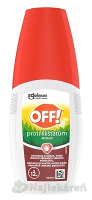 OFF! PROTI KLIESTOM ROZPRASOVAC 100ML SC Johnson www.bohre.sk