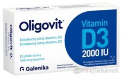 OLIGOVIT VITAMÍN D3 2000IU 60cps Galenika www.bohre.sk