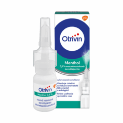 OTRIVIN Menthol nosový sprej na upchatý nos 10 ml OTRIVIN www.bohre.sk