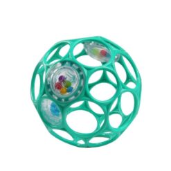 Oballo Hračka Rattle 10 cm tyrkysová OBALL www.bohre.sk
