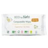 Obrúsky vlhčené neparfumované Sensitive Eco 56ks Naty Nature Babycare Naty www.bohre.sk