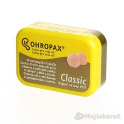 Ohropax Classic ušné vložky v krabičke 1x12 ks Ohropax www.bohre.sk