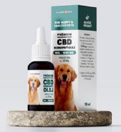 Olej konopný CBD 15% 10ml (270 kvapiek) pre veľké psy od 23kg Swissmedhemp www.bohre.sk