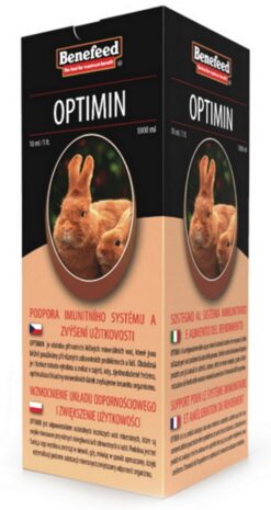 Optimin na podporu imunitného systému a zvýšenie úžitkovosti pre králiky 500ml BENEFEED www.bohre.sk