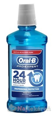Oral-B Pro-Expert PROFESSIONAL PROTECTION ústna voda Fresh mint 500 ml ORAL B www.bohre.sk
