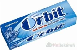 Orbit PEPPERMINT dražé  10 ks Orbit www.bohre.sk