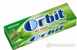 Orbit SPEARMINT dražé  10 ks Orbit www.bohre.sk