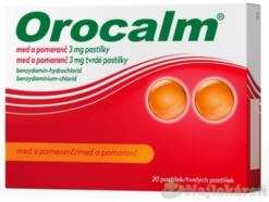 Orocalm med a pomaranč 3mg tvrdé pastilky 20ks Klosterfrau Berlin GmbH www.bohre.sk