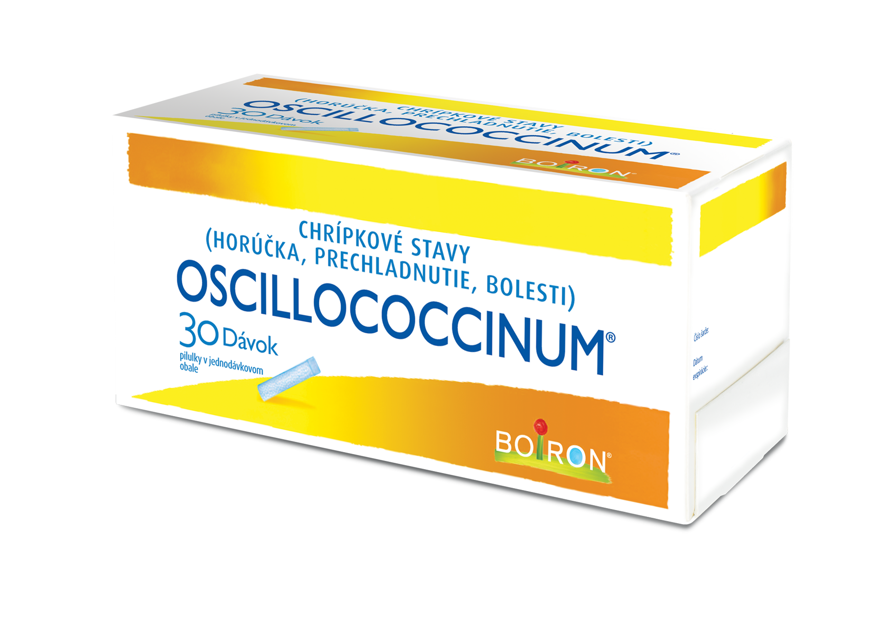 Oscillococcinum homeopatický liek na chrípkové stavy 30x1 g Boiron www.bohre.sk
