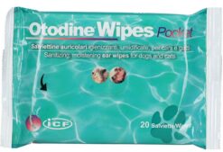 Otodine Wipes packet vlhčené obrúsky do uší pre psy a mačky 20 ks ICF www.bohre.sk