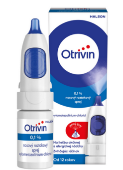 Otrivin 0,1% sprej do nosa pri nádche 10 ml Otrivin www.bohre.sk