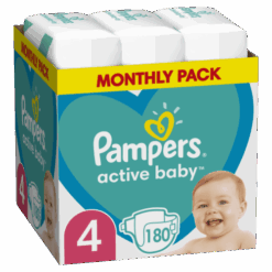 PAMPERS Active baby 4 180 ks Pampers www.bohre.sk