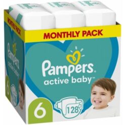 PAMPERS Active baby 6 128 ks Pampers www.bohre.sk