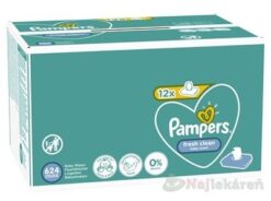 PAMPERS Baby Wipes Fresh Clean Box (12x52ks) PAMPERS www.bohre.sk