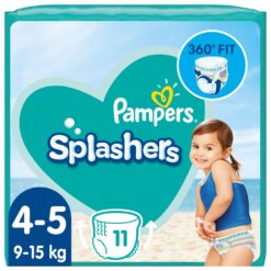 PAMPERS Nohavičky plienkové do vody Splashers vel.4 (11 ks) 9-15 kg PAMPERS www.bohre.sk