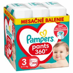 PAMPERS Pants 3 204 ks Pampers www.bohre.sk