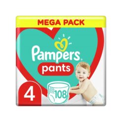 PAMPERS Pants 4 (9-15 kg) 108 ks Maxi Mega box - plienkové nohavičky PAMPERS www.bohre.sk