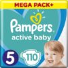 PAMPERS Plienky Active Baby 5 JUNIOR 11-16kg 110ks PAMPERS www.bohre.sk