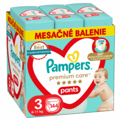 PAMPERS Premium care pants 3 144 ks Pampers www.bohre.sk