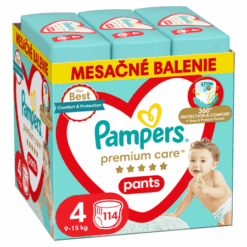 PAMPERS Premium care pants 4 114 ks Pampers www.bohre.sk