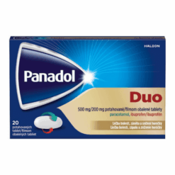 PANADOL Duo 500 mg/200 mg na bolesť hlavy a zubov 20 tabliet PANADOL www.bohre.sk