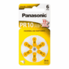 PANASONIC Pr10 batérie pr230l pr536 do načúvacích prístrojov 6 ks Panasonic www.bohre.sk