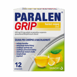 PARALEN Grip horúci nápoj citrón 12 vrecúšok PARALEN www.bohre.sk