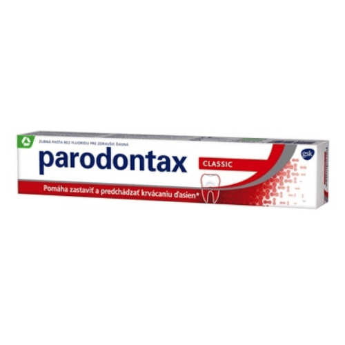 PARODONTAX Classic zubná pasta bez fluoridu proti krvácaniu ďasien 75 ml PARODONTAX www.bohre.sk