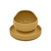 PETITE&MARS Set jedálenský silikónový TAKE&MATCH tanier miska Intense Ochre 6m+ VP-F171134 2 ks Petite&Mars www.bohre.sk