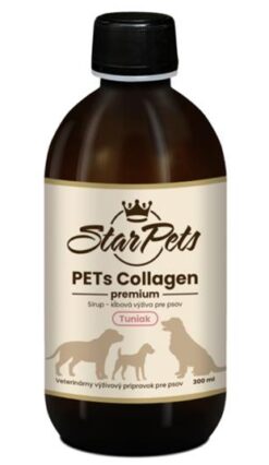 PETs Collagen Premium Tuniak sirup kĺbová výživa pre psy 300ml StarPets www.bohre.sk