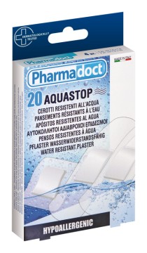 PHARMADOCT Náplasť AquaStop 20 ks (2 veľkosti) PHARMADOCT www.bohre.sk
