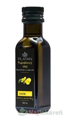 PLATAN Pupalkový olej  100 ml Platan www.bohre.sk