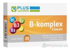 PLUS LEKÁREŇ B-komplex Classic 1x30 ks Plus lekáreň www.bohre.sk