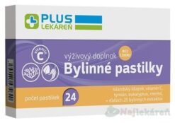 PLUS LEKÁREŇ Bylinné pastilky Bez cukru 24 pastiliek Plus lekáreň www.bohre.sk