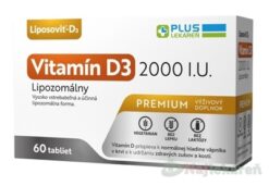 PLUS LEKÁREŇ Lipozomálny vitamín D3 2000I.U. 60tbl Plus lekáreň www.bohre.sk