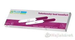 PLUS LEKÁREŇ Tehotenský test Komfort tyčinkový 2 ks Plus lekáreň www.bohre.sk