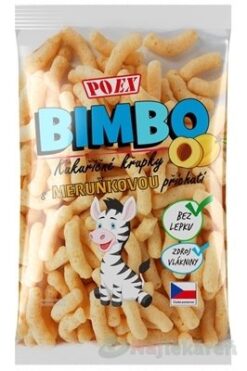 POEX BIMBO Kukuričné chrumky s marhuľovou príchuťou 100 g  www.bohre.sk