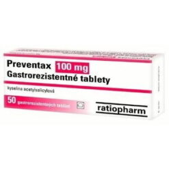 PREVENTAX 100 mg 50 tabliet PREVENTAX www.bohre.sk
