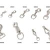 PROFIZOO Karabína kliešťová (90mm) nikel HP product for Happy Pets www.bohre.sk