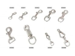 PROFIZOO Karabína kliešťová (90mm) nikel HP product for Happy Pets www.bohre.sk