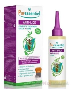 PURESSENTIEL Roztok proti všiam + hrebeň Laboratoire PURESSENTIEL www.bohre.sk