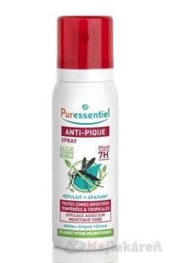 PURESSENTIEL SPREJ proti bodavému hmyzu, repelent 1x75 ml Laboratoire PURESSENTIEL www.bohre.sk