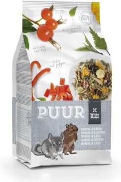 PUUR chinchilla & degu - gurmánske krmivo pre činčily a degu 500g Witte Molen www.bohre.sk