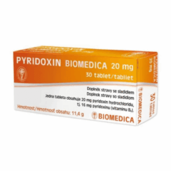 PYRIDOXIN Biomedica 20 mg 30 ks Pyridoxin www.bohre.sk