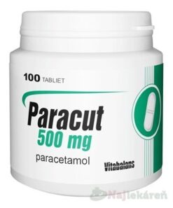 Paracut 500 mg proti bolesti a horúčke 100 tabliet Vitabalans Oy www.bohre.sk