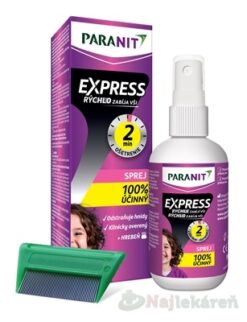 Paranit Express sprej 95 ml + hrebeň Paranit www.bohre.sk